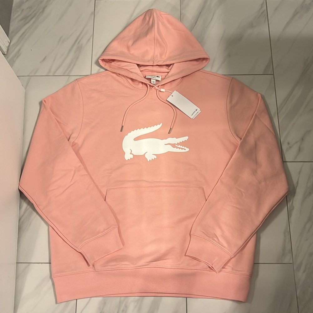 Men’s Lacoste Croc Logo Pullover Hoodie